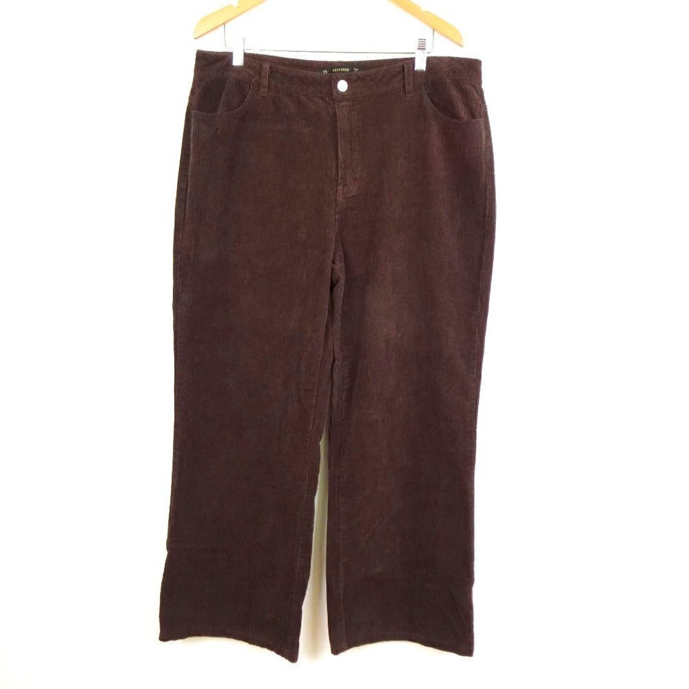 HESPERUS Corduroy Pants Junior's Size 13 Brown Cords Casual NEW